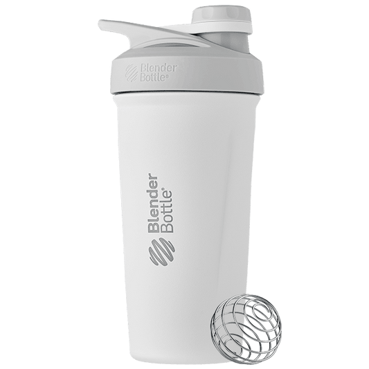 BlenderBottle - Strada™ Insulated Stainless Steel Twist - White | Color#White
